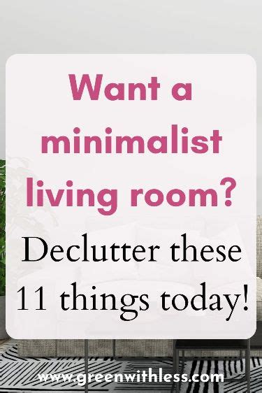 Decluttering 11 Things To Let Go Of In The Living Room Green With