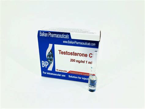 Testosterone Cypionate Balkan Pharma Testosterona C 10 X 200 Mg