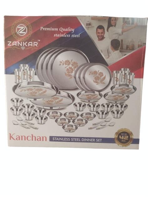 36 Stainless Steel Dinner Set At Rs 2000 Set In Surat Id 27436590333