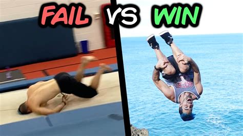 Funny Wins VS Fail Compilation Parkour Trampoline YouTube