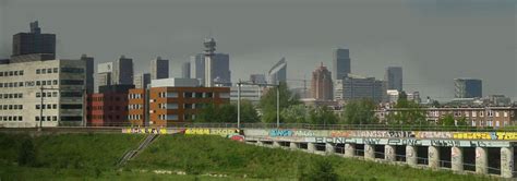 The Hague skyline and views, skyscrapers