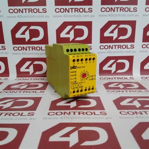 774540 Pilz PNOZ XV3 30 24VDC 3N O 2N O T Safety Relay