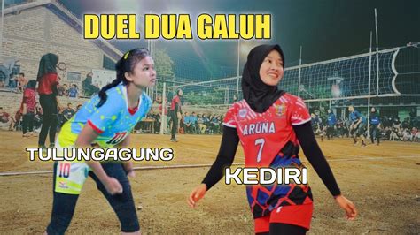 Set Seru Tarkam Terbaru Bola Voli Putri Galuh Tulungagung Vs Galuh Pd