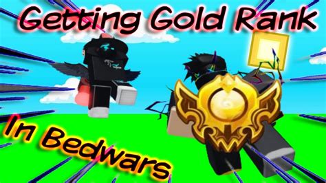 Reaching Gold Rank In Roblox Bedwars Youtube