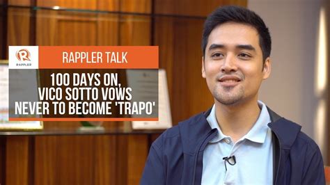 Rappler Talk 100 Days On Pasig Mayor Vico Sotto Vows Never To Become