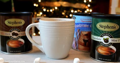 Magical Memories With Stephen S Gourmet Hot Cocoa Giveaway The Quiet Grove