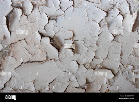 A Closeup With A Wall With Peeling Paint Stock Photo Alamy