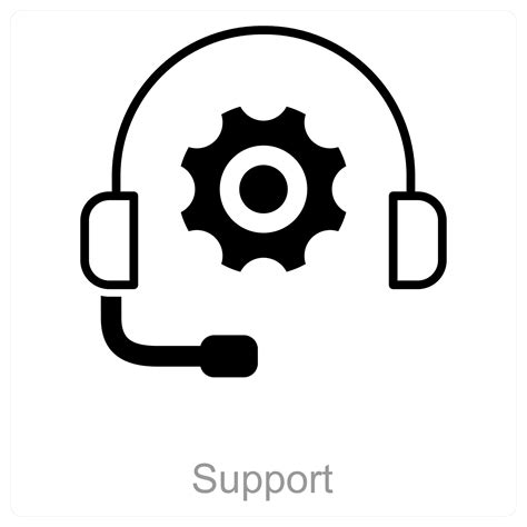 Support and help icon concept 46284128 Vector Art at Vecteezy