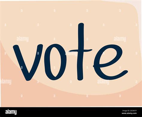 Vote sign on white background Stock Vector Image & Art - Alamy