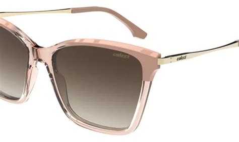 Óculos Solar Colcci Gabi Sun C b Nude Brilho Degradê Parcelamento sem juros