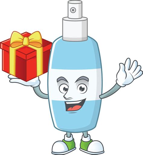 Spray Hand Sanitizer Cartoon Character Vector Art At Vecteezy