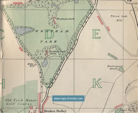 Map Of Barnet London