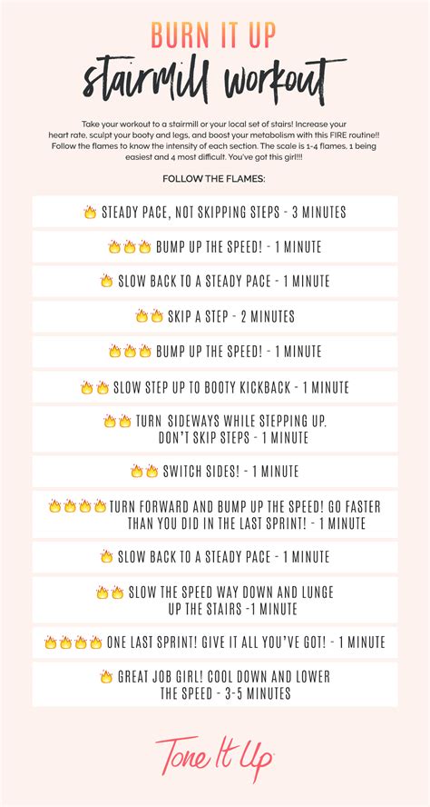 Burn It Up Stairmill Workout Toneitup Com