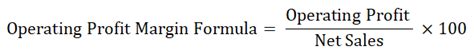 Operating Profit Margin Formula Calculator Excel Template