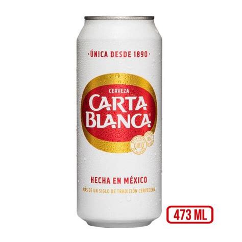 Carta Blanca Cerveza Tipo Lager Lata Ml Delivery Near You