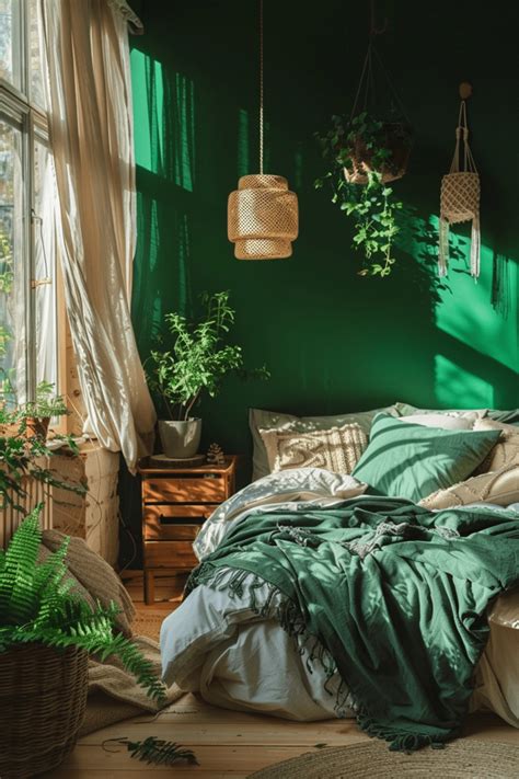 Green Boho Bedroom Ideas Courtneys World