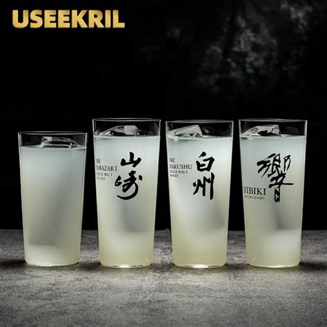 Highball Hypo Cup Japanese Style Straight Cocktail Glass Collin Cup Drinking Water Cup Juice