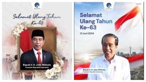 Desain Ucapan Ultah Ke Jokowi Dari Kominfo Diganti Sempat Disebut