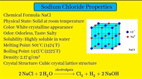 What Is Nacl In Chemistry Brainly In