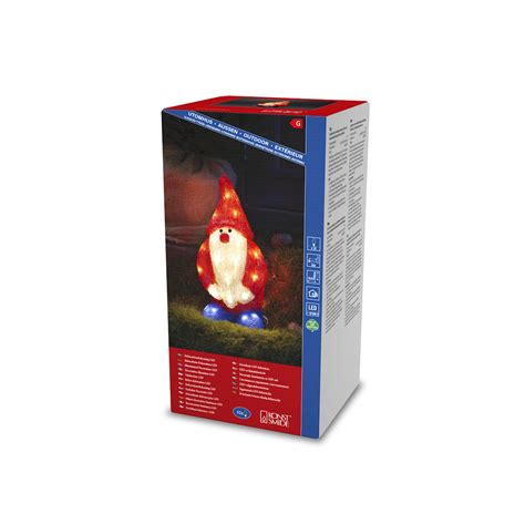 KONSTSMIDE LED Acryl Figur Weihnachtsmann warmweiße LED