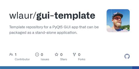 GitHub Wlaur Gui Template Template Repository For A PyQt5 GUI App