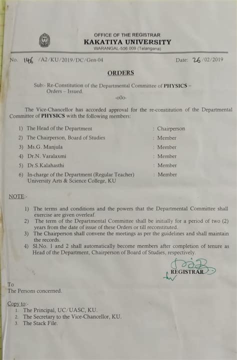 Kakatiya University, Warangal-506009, Telangana, India.