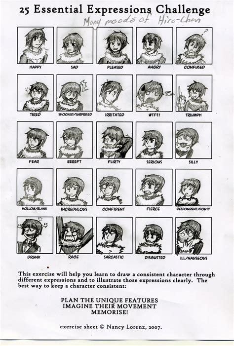 25 Essential Expressions Meme By Hirokiyamamoto On Deviantart