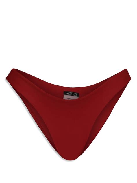 Haight Leila Bikini Briefs Red FARFETCH