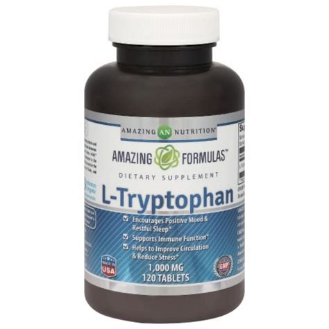 Amazing Formulas L Tryptophan 1000 Mg 1 Each 1 120 CT 1 Ct 120