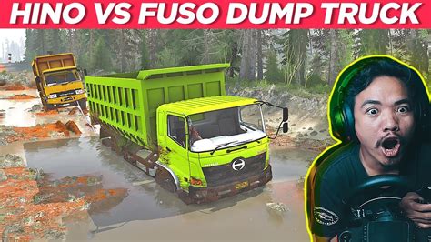 Hino Vs Fuso Di Lumpur Mana Jagoan Kalian Mudrunner Youtube