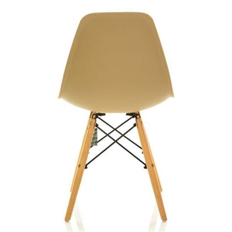 Kit Cadeiras Charles Eames Eiffel Dsw Nude Escuro Kza Bela MadeiraMadeira