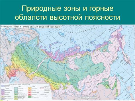 Карта природных зон россии 8 класс география - Фото подборки 2