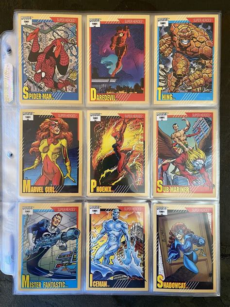 1991 Marvel Universe Series II Trading Cards Complete Set W 5