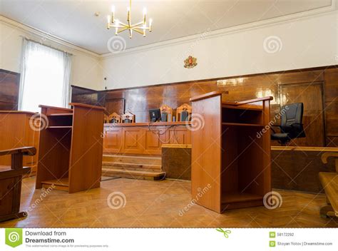 Empty Courtroom Royalty-Free Stock Photo | CartoonDealer.com #3189423