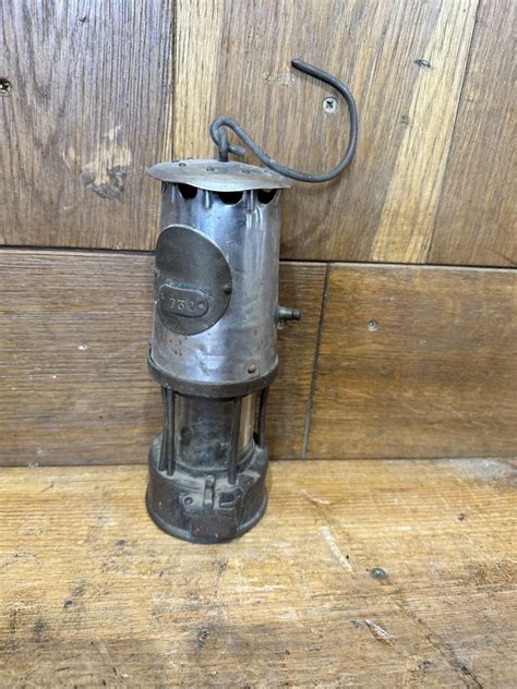 Vintage Reclaimed Miners Lamp Authentic Reclamation