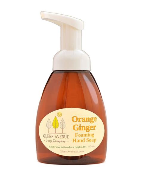 Orange Ginger Foaming Hand Soap All Natural By Glennavesoap