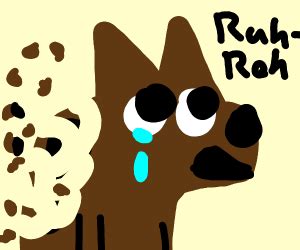 Ruh Roh Raggy i dont feel so good (Scooby doo - Drawception