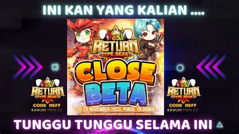 Live Seal Online Return Hype Beast Cbt Tunggu Apa Lagi Daftar