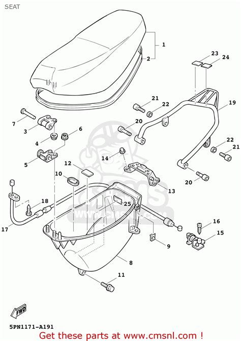 5PJF473000 Double Seat Assy Yamaha Buy The 5PJ F4730 00 At CMSNL