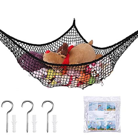 Stuffed Animal Hammock Toy Hammock Storage Net Lxunyi Mesh Toy Net