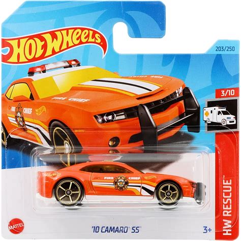 Camaro Ss Hw Rescue Orange Hot Wheels