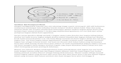 Struktur Dan Komposisi Bumi DOCX Document