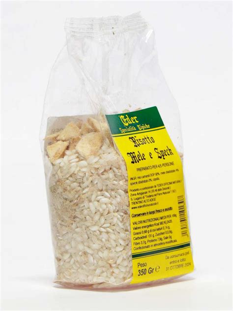 Risotto Di Mele E Speck 350g Eder Officina Naturale