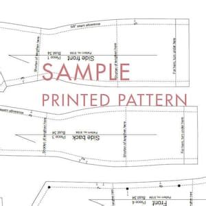 S S Bikini Kaftan Vintage Sewing Pattern Reproduction Beachwear Bathing Suit Bust