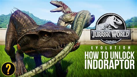 Indoraptor jurassic world evolution - bloomroc