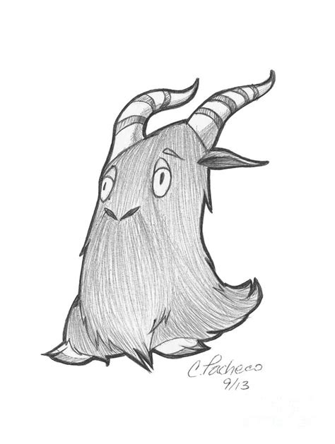 Horny Drawing By Cesar Pacheco Fine Art America