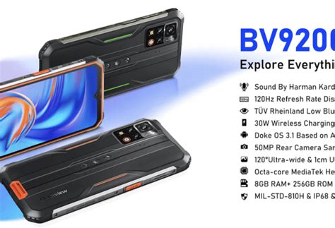 Blackview BV9200, quand les smartphones robustes deviennent séduisants