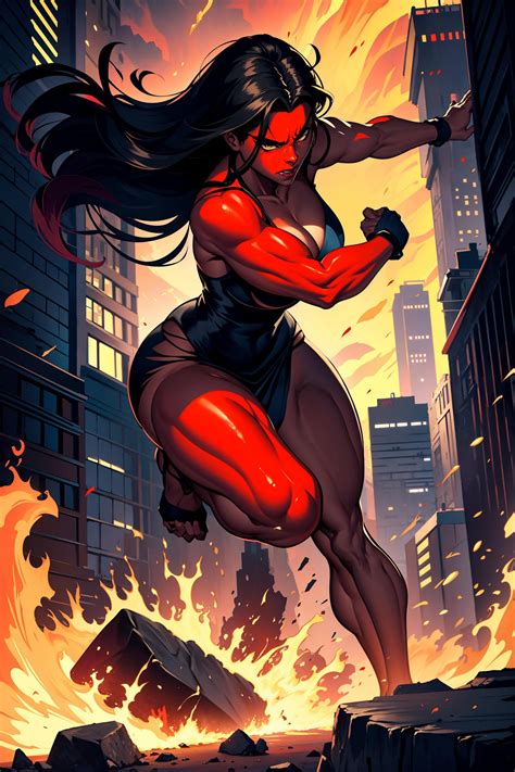 Red She Hulk 3 By Vitoryt On Deviantart