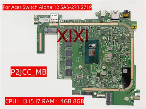 P Jcc Mb For Acer Switch Alpha Sa P Laptop Motherboard With