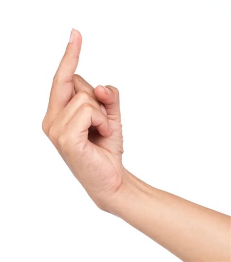 Hand Gesture Meaning Western Cultures Fuck You Fuck Isolated White Stock Photo By Cloud Days